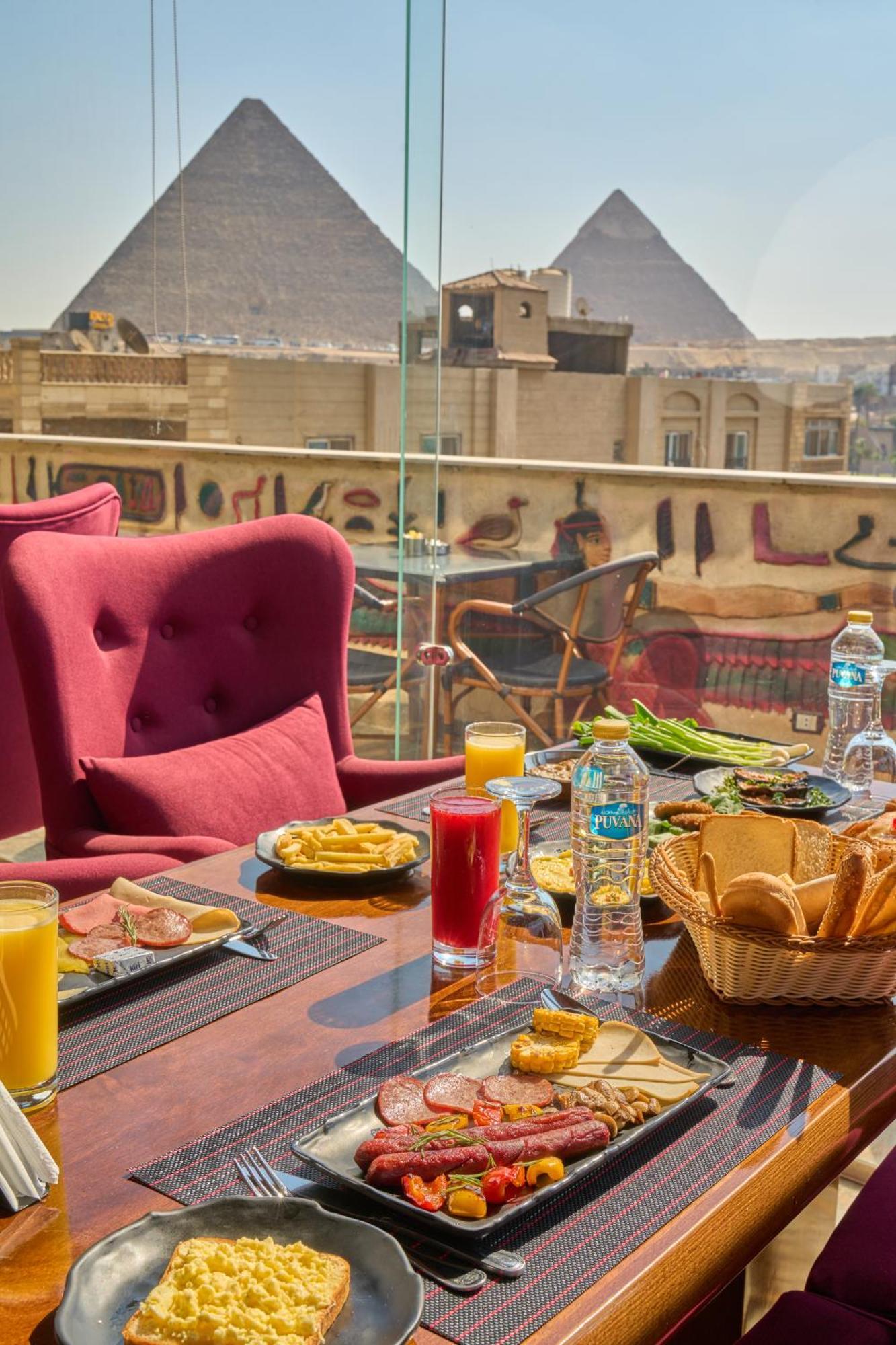 King Pyramids View Hotel Kafret el-Gabal Esterno foto
